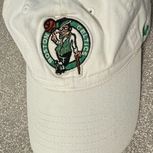 Unisex Headwear Boston Celtics White Basketball NBA Sports‎ Adjustable Hat